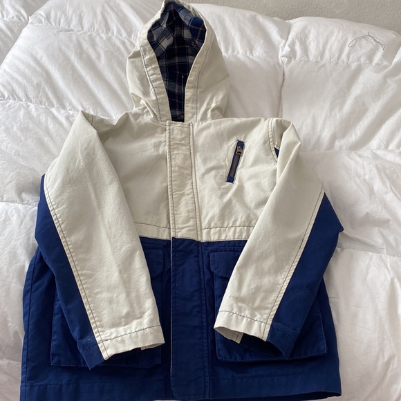 Soft creamy/blue jacket - size M 7/8 - Picture 7 of 8